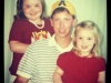Daniel with nieces in 2005 at age 16